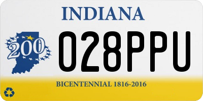 IN license plate 028PPU