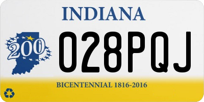 IN license plate 028PQJ