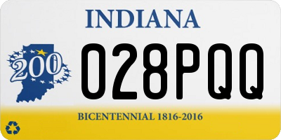 IN license plate 028PQQ
