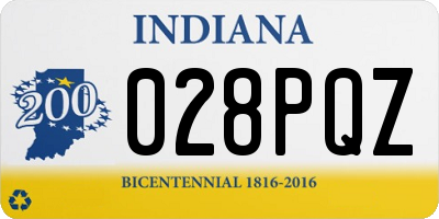IN license plate 028PQZ