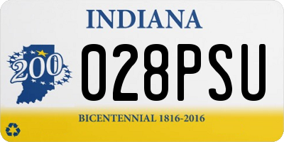 IN license plate 028PSU