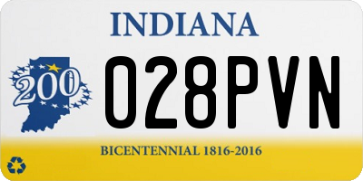 IN license plate 028PVN