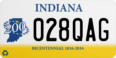 IN license plate 028QAG