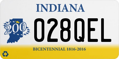 IN license plate 028QEL