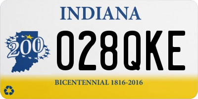 IN license plate 028QKE