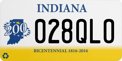 IN license plate 028QLO
