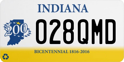 IN license plate 028QMD