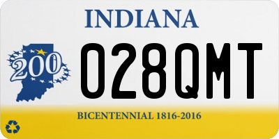 IN license plate 028QMT
