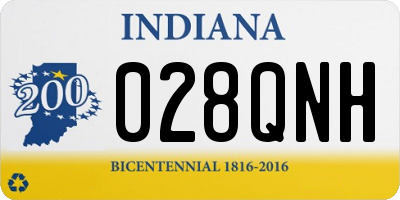 IN license plate 028QNH