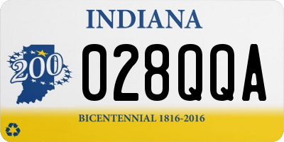 IN license plate 028QQA