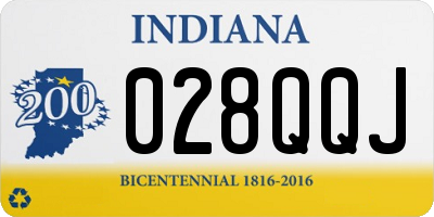 IN license plate 028QQJ