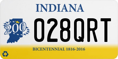 IN license plate 028QRT