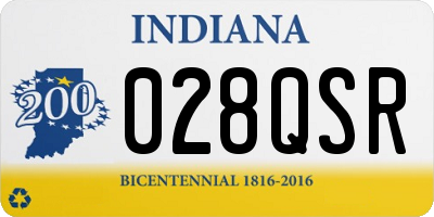 IN license plate 028QSR