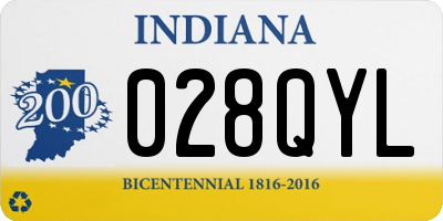 IN license plate 028QYL