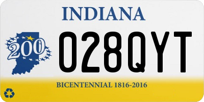 IN license plate 028QYT