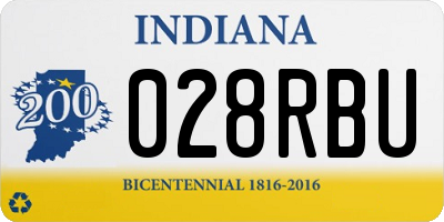 IN license plate 028RBU