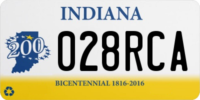 IN license plate 028RCA