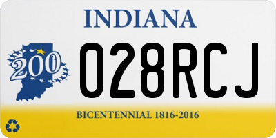 IN license plate 028RCJ