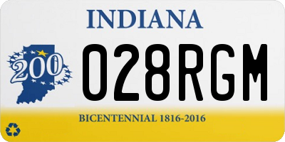 IN license plate 028RGM