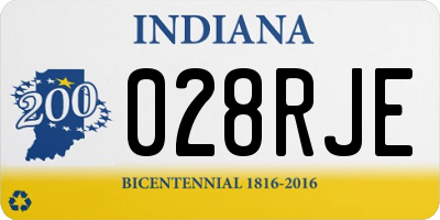 IN license plate 028RJE