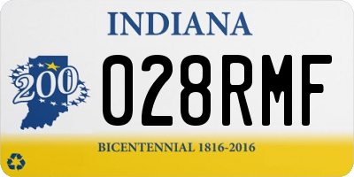 IN license plate 028RMF
