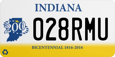 IN license plate 028RMU
