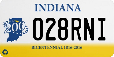 IN license plate 028RNI