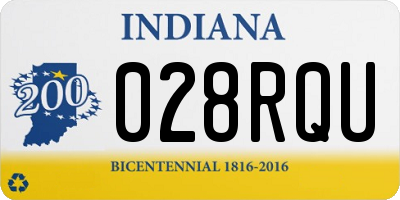 IN license plate 028RQU