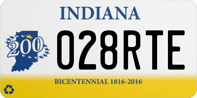 IN license plate 028RTE
