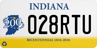 IN license plate 028RTU