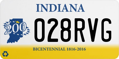 IN license plate 028RVG