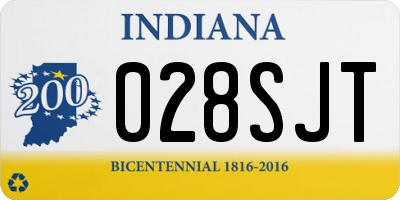 IN license plate 028SJT
