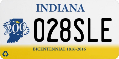 IN license plate 028SLE