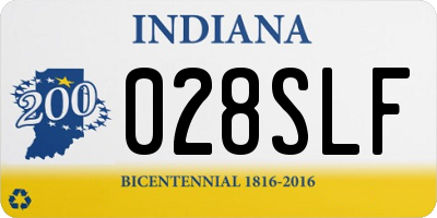 IN license plate 028SLF