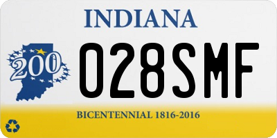 IN license plate 028SMF