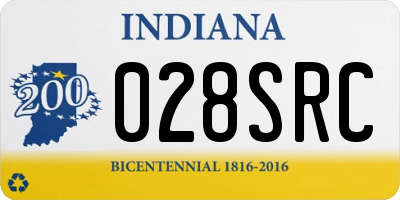 IN license plate 028SRC