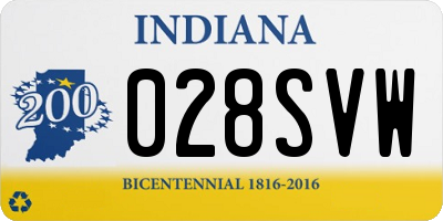 IN license plate 028SVW