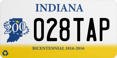 IN license plate 028TAP