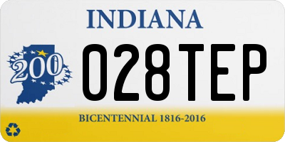 IN license plate 028TEP