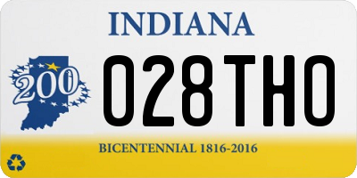 IN license plate 028THO