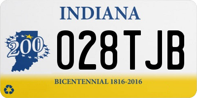IN license plate 028TJB