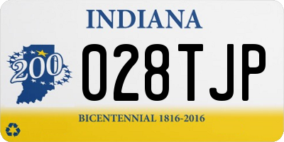 IN license plate 028TJP