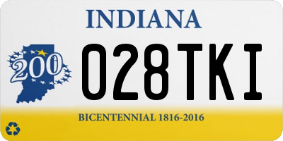 IN license plate 028TKI
