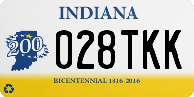IN license plate 028TKK