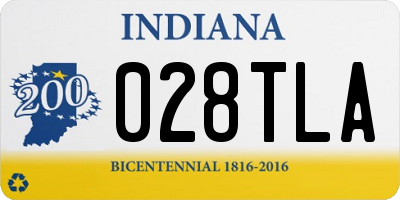 IN license plate 028TLA