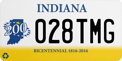 IN license plate 028TMG