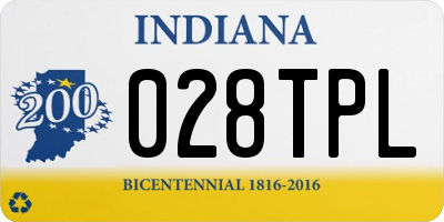 IN license plate 028TPL