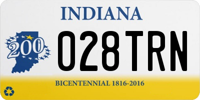 IN license plate 028TRN