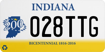 IN license plate 028TTG