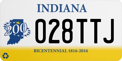 IN license plate 028TTJ